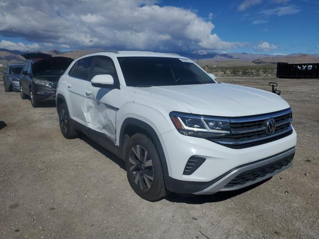 1V23C2CA2LC201386 - 2020 VOLKSWAGEN ATLAS CROS SE Blanc photo 4