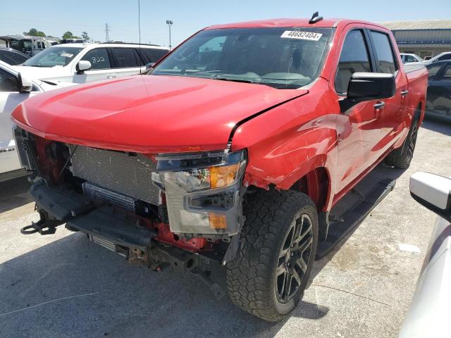 1GCPDBEK6NZ528587 - 2022 CHEVROLET SILVERADO K1500 CUSTOM RED photo 1