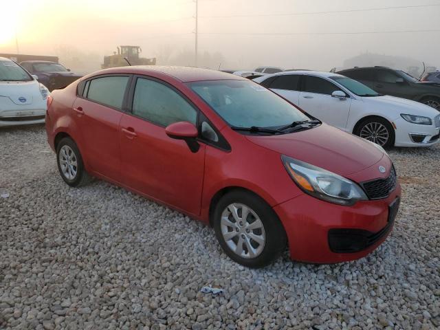 KNADM4A38D6247062 - 2013 KIA RIO LX RED photo 4