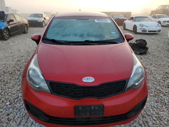 KNADM4A38D6247062 - 2013 KIA RIO LX RED photo 5