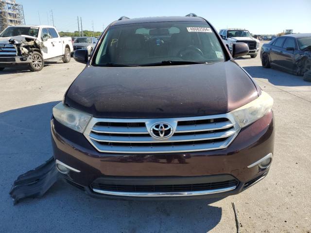 5TDZK3EH5DS127721 - 2013 TOYOTA HIGHLANDER BASE MAROON photo 5