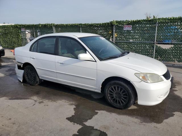 2HGES16304H626741 - 2004 HONDA CIVIC DX VP WHITE photo 4