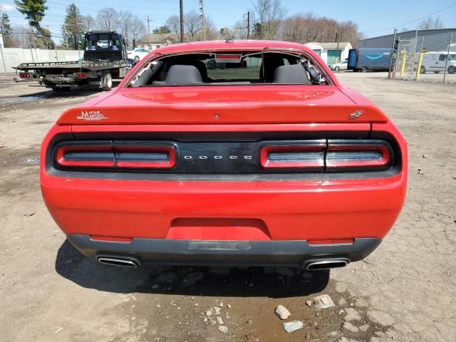 2C3CDZGGXKH709031 - 2019 DODGE CHALLENGER SXT RED photo 6