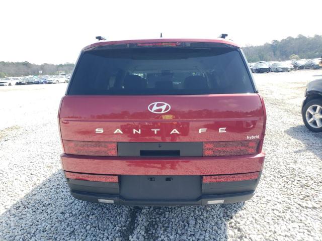 5NMP24G1XRH014967 - 2024 HYUNDAI SANTA FE SEL Qırmızı foto 6