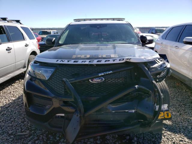 1FM5K8ACXMNA02754 - 2021 FORD EXPLORER POLICE INTERCEPTOR BLACK photo 5