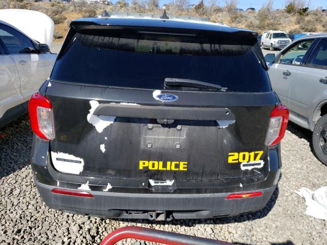 1FM5K8ACXMNA02754 - 2021 FORD EXPLORER POLICE INTERCEPTOR BLACK photo 6