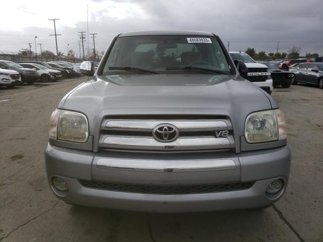 5TBET34165S467857 - 2005 TOYOTA TUNDRA DOUBLE CAB SR5 SILVER photo 5