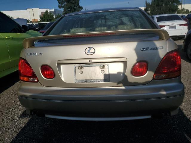 JT8BL69S950015982 - 2005 LEXUS GS 430 GOLD photo 6