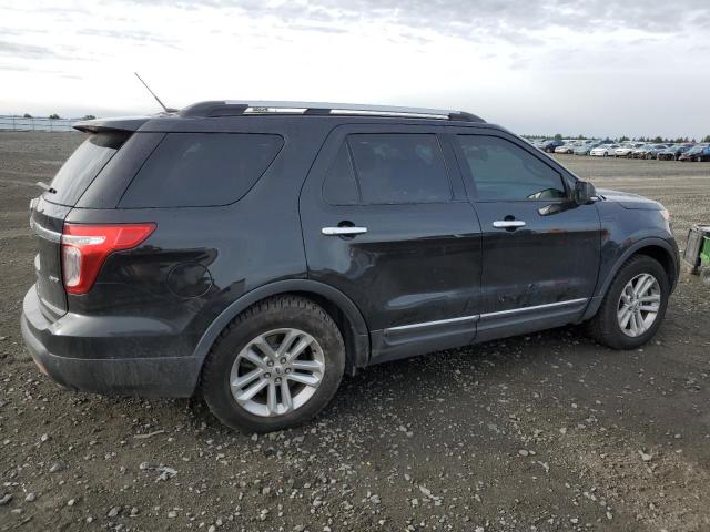 1FM5K8D89FGC66305 - 2015 FORD EXPLORER XLT BLACK photo 3