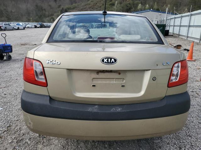 KNADE223196561398 - 2009 KIA RIO BASE GOLD photo 6