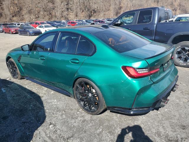 WBS43AY0XPFN93269 - 2023 BMW M3 COMPETITION GREEN photo 2