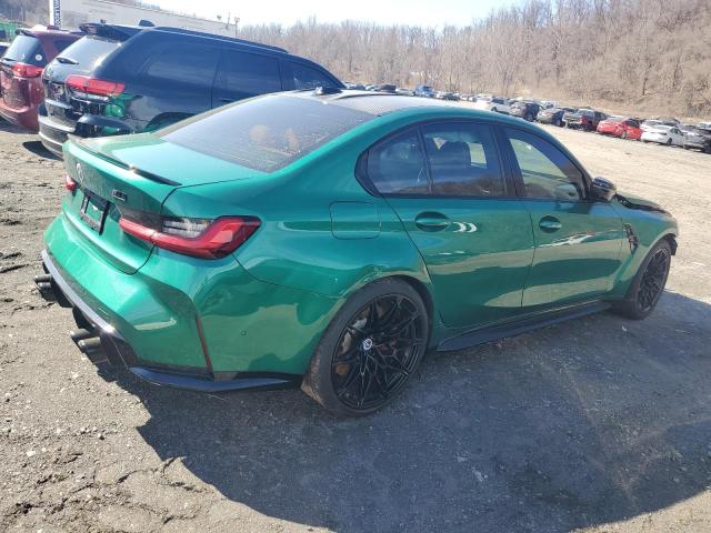 WBS43AY0XPFN93269 - 2023 BMW M3 COMPETITION GREEN photo 3