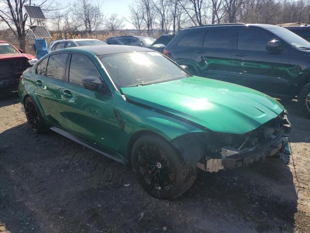 WBS43AY0XPFN93269 - 2023 BMW M3 COMPETITION GREEN photo 4
