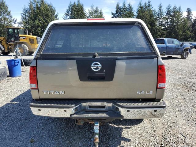 1N6AA07B57N223735 - 2007 NISSAN TITAN XE GRAY photo 6