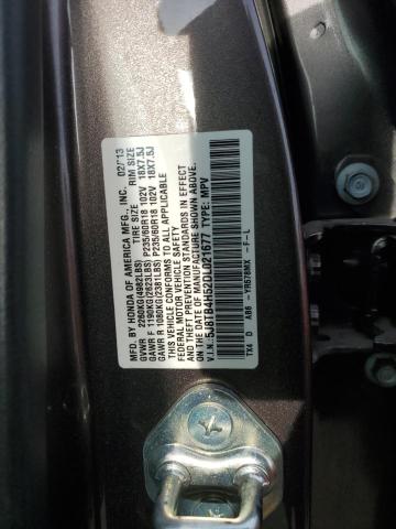 5J8TB4H52DL021677 - 2013 ACURA RDX TECHNOLOGY GRAY photo 12