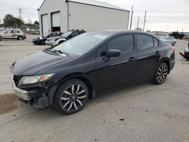 2HGFB2F94FH523257 - 2015 HONDA CIVIC EXL BLACK photo 1