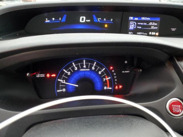 2HGFB2F94FH523257 - 2015 HONDA CIVIC EXL BLACK photo 9