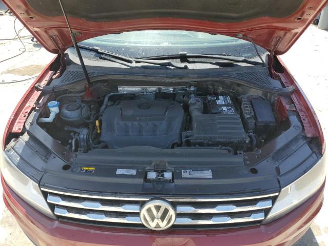 3VV3B7AX8KM041361 - 2019 VOLKSWAGEN TIGUAN SE RED photo 11