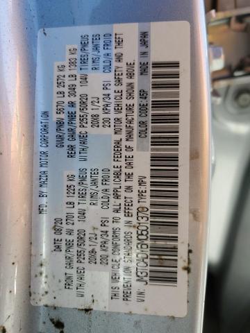 JM3TCADY6M0501370 - 2021 MAZDA CX-9 GRAND TOURING SILVER photo 13