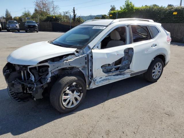 KNMAT2MT2GP677130 - 2016 NISSAN ROGUE S WHITE photo 1