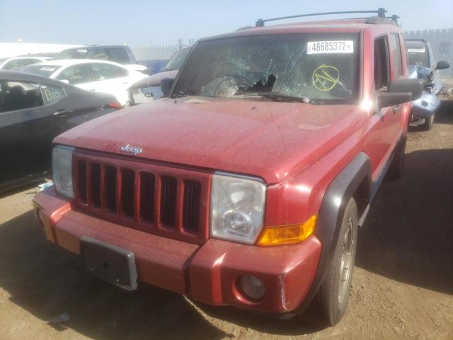 1J8HG48K46C149359 - 2006 JEEP COMMANDER 红色 照片 2