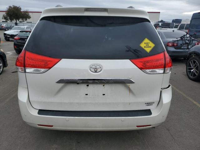 5TDDK3DC8DS058863 - 2013 TOYOTA SIENNA XLE WHITE photo 6