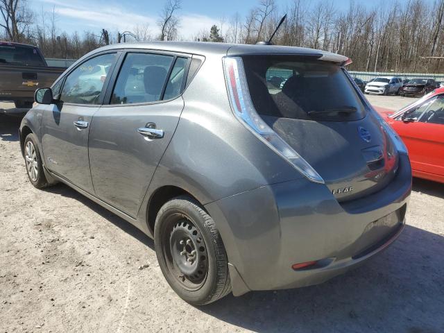 1N4AZ0CP6EC331406 - 2014 NISSAN LEAF S GRAY photo 2