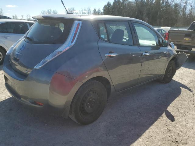 1N4AZ0CP6EC331406 - 2014 NISSAN LEAF S GRAY photo 3