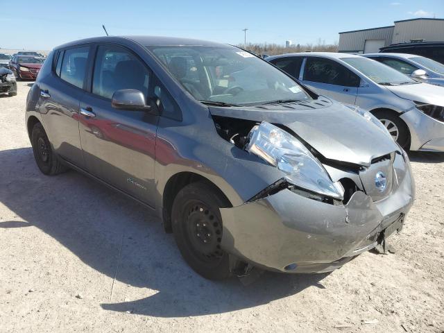 1N4AZ0CP6EC331406 - 2014 NISSAN LEAF S GRAY photo 4