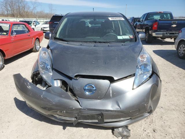 1N4AZ0CP6EC331406 - 2014 NISSAN LEAF S GRAY photo 5