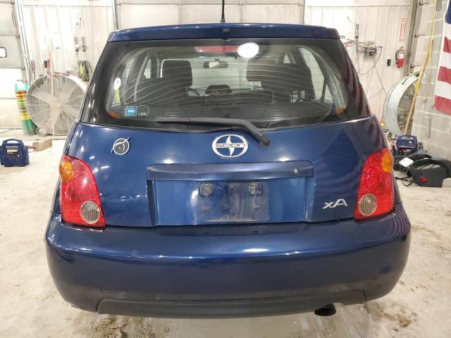 JTKKT624050103485 - 2005 TOYOTA SCION XA BLUE photo 6