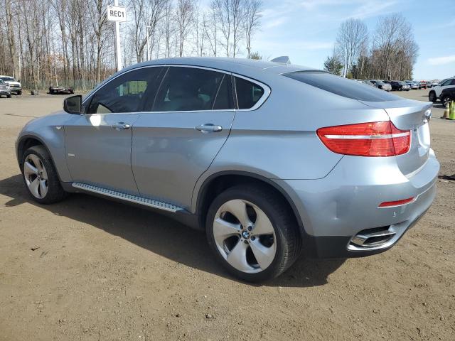 5UXFH0C5XALC66251 - 2010 BMW X6 HYBRID BLUE photo 2