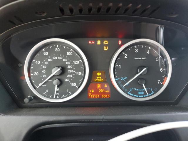 5UXFH0C5XALC66251 - 2010 BMW X6 HYBRID BLUE photo 9