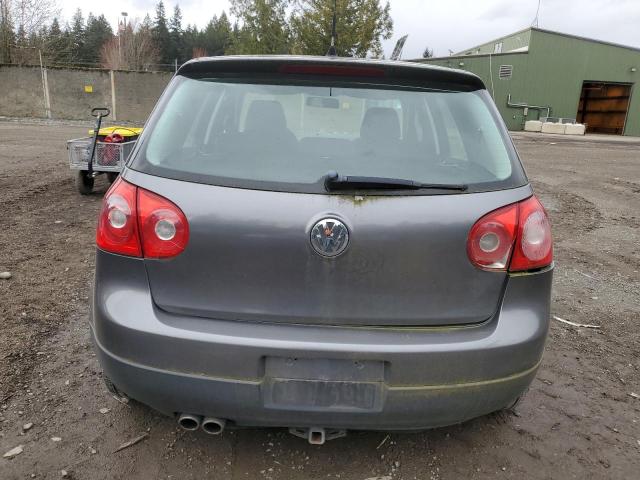 WVWDR71K97W248836 - 2007 VOLKSWAGEN RABBIT GRAY photo 6