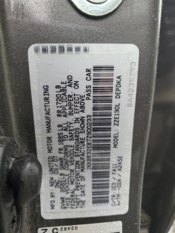 1NXBR32E87Z900233 - 2007 TOYOTA COROLLA CE GRAY photo 12