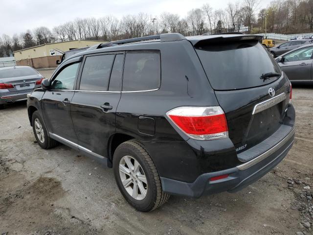 5TDBK3EH4CS169393 - 2012 TOYOTA HIGHLANDER BASE BLACK photo 2