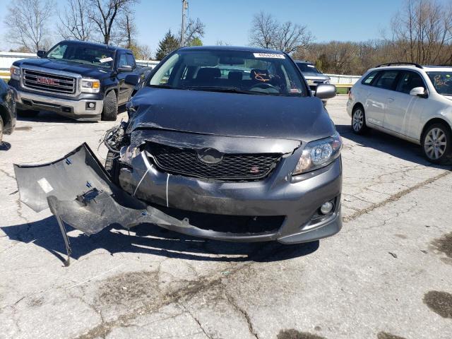 1NXBU4EE9AZ266034 - 2010 TOYOTA COROLLA BASE GRAY photo 5