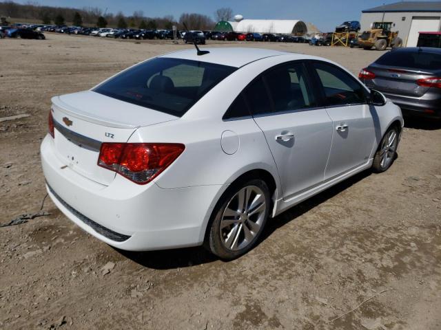 1G1PH5SC2C7190416 - 2012 CHEVROLET CRUZE LTZ WHITE photo 3