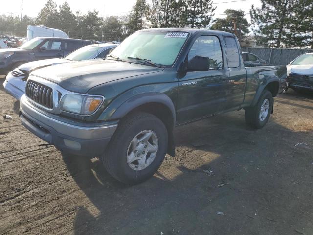 5TEWN72N54Z315654 - 2004 TOYOTA TACOMA XTRACAB GREEN photo 1