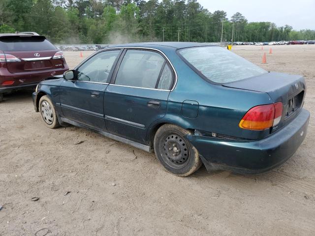 2HGEJ6571TH553995 - 1996 HONDA CIVIC LX GREEN photo 2