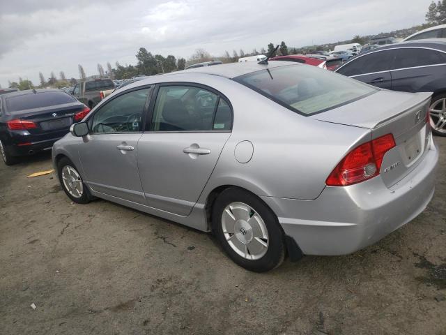 JHMFA36216S020142 - 2006 HONDA CIVIC HYBRID GRAY photo 2