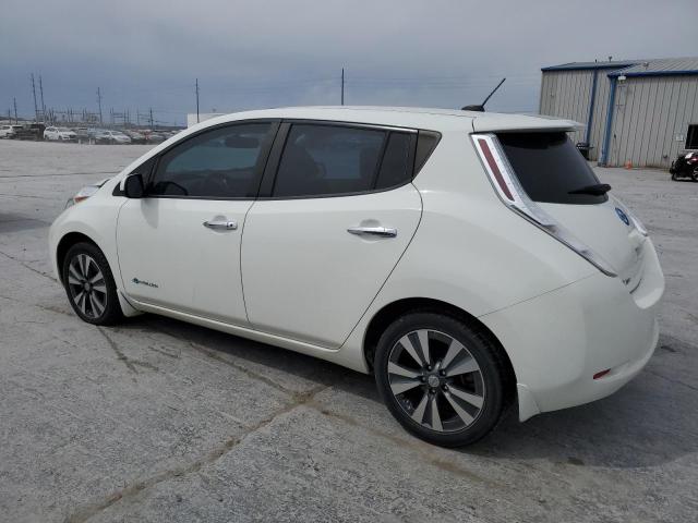 1N4AZ0CPXFC330910 - 2015 NISSAN LEAF S WHITE photo 2