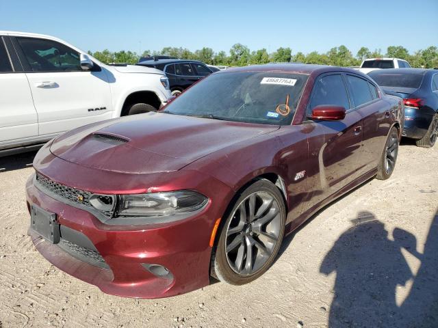 2C3CDXGJ7LH234827 - 2020 DODGE CHARGER SCAT PACK MAROON photo 1