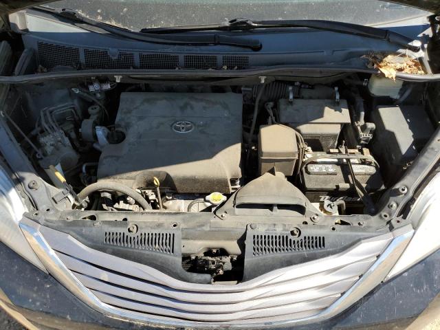 5TDYK3DC5FS656025 - 2015 TOYOTA SIENNA XLE BLACK photo 11