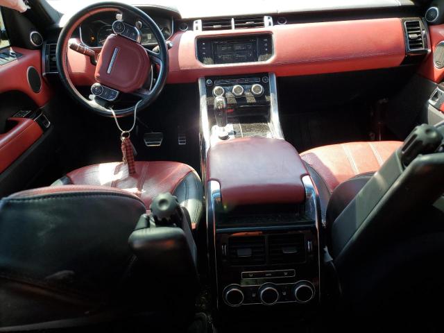 SALWV2EFXGA585171 - 2016 LAND ROVER RANGE ROVE AUTOBIOGRAPHY RED photo 8