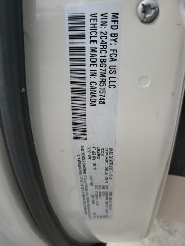 2C4RC1BG7MR515748 - 2021 CHRYSLER PACIFICA TOURING L 奶油色 照片 13