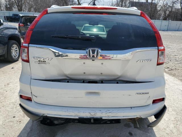 5J6RM4H93GL063330 - 2016 HONDA CR-V TOURING WHITE photo 6