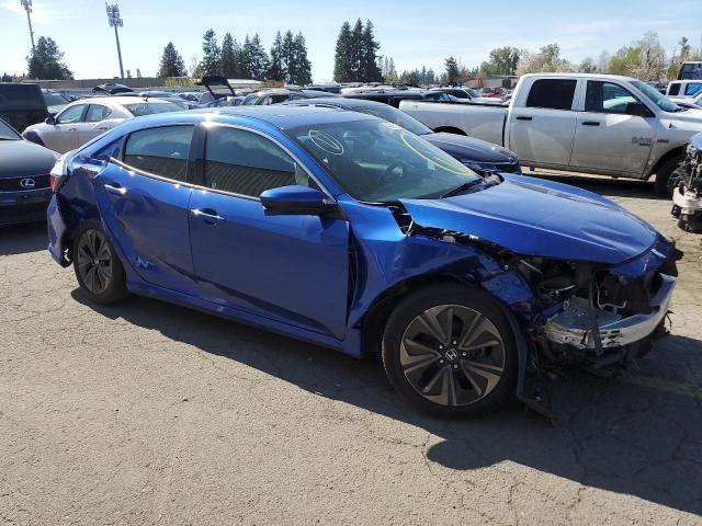 SHHFK7H76HU202884 - 2017 HONDA CIVIC EXL ლურჯი ფოტო 4