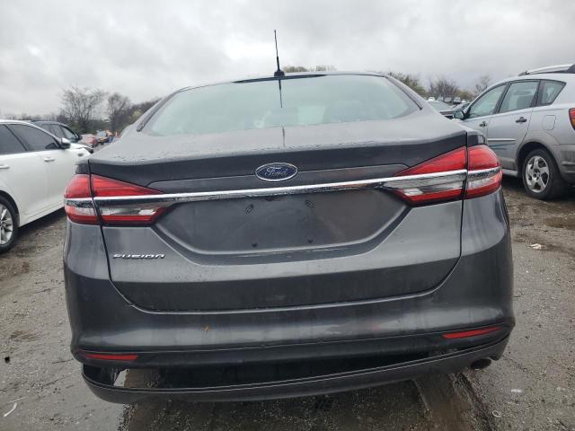 3FA6P0G74HR290477 - 2017 FORD FUSION S GRAY photo 6