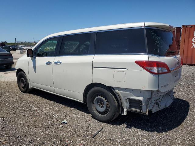 JN8AE2KP6C9049946 - 2012 NISSAN QUEST S WHITE photo 2